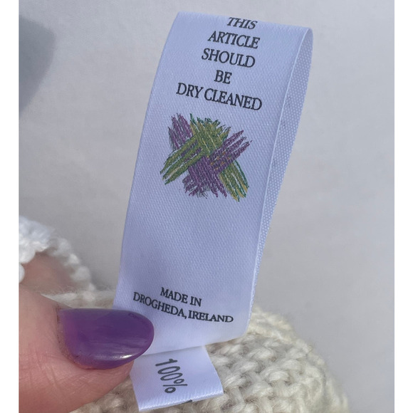 Branigan Weavers Irish Knit 100% Wool Scarf - Picture 4 of 12